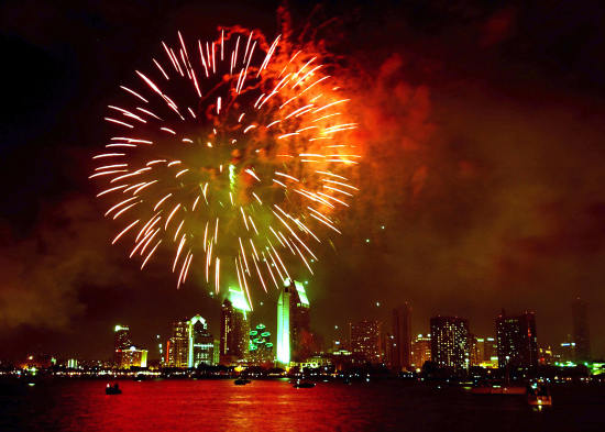 New York Harbor Fireworks