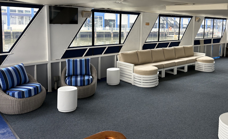 Charter Yacht Affinity Upper Deck